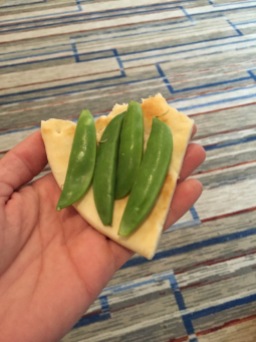 a Vanessa MacLellan sandwich (celery and/or snap peas on special bread)